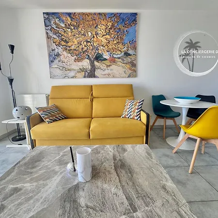 דירה Le Royal Rivage - Piscine - A 200m De La קרקראן